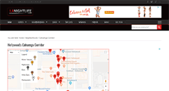 Desktop Screenshot of cahuenga.lanightlife.com